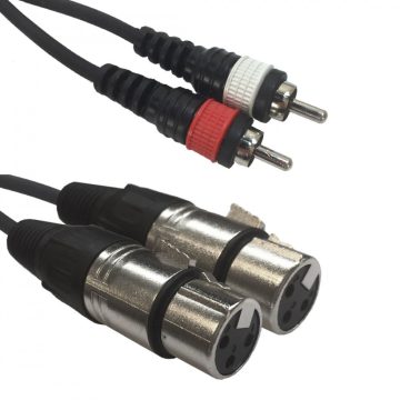 AC-2XF-2R/1,5 2 XLR female to 2 RCA1,5m