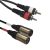 Accu-cable jó minőségű 3m-es XLR-RCA kábel