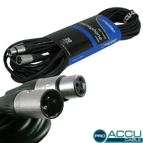 AC-PRO-XMXF/20 XLR m/f 20m - professzionális mikrofon kábel