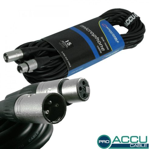AC-PRO-XMXF/15 XLR m/f 15m - professzionális mikrofon kábel