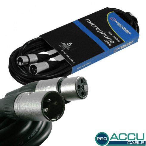 AC-PRO-XMXF/5 XLR m/f 5m - professzionális mikrofon kábel