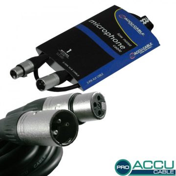 AC-PRO-XMXF/1 XLR m/f 1m - professzionális mikrofon kábel