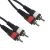 AC-R/1 RCA cable 1m (cinch)