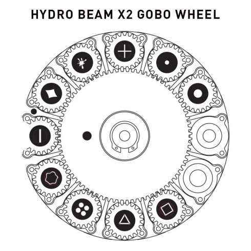 ADJ Hydro Beam X2 víz és por álló