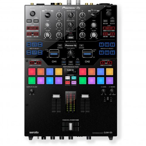 Pioneer DJ DJM-S9 fekete | kétcsatornás "battle" keverő