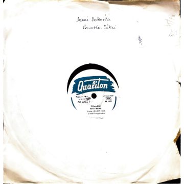 Liliomszál Udvari Tibor Gramofon lemez