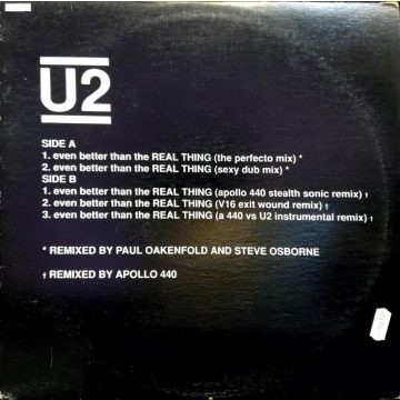 U2 - even better than the REAL THING