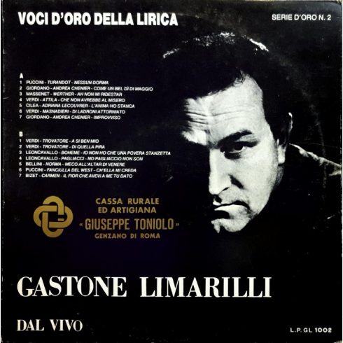 Voci D'oro Della Lirica - Gastone Limarilli