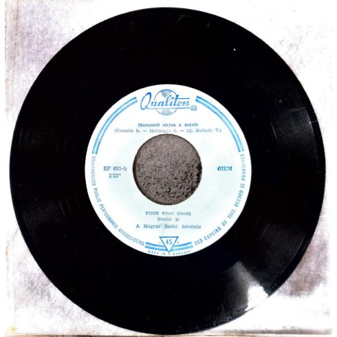 Poór Péter - Menjünk haza, Mostantól sírjon a másik