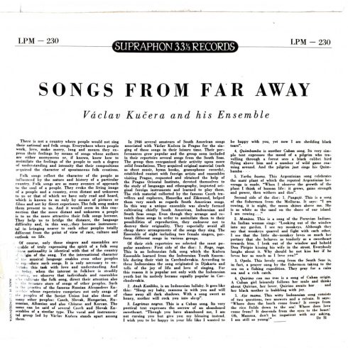 Song from far away - indonéz és kuba