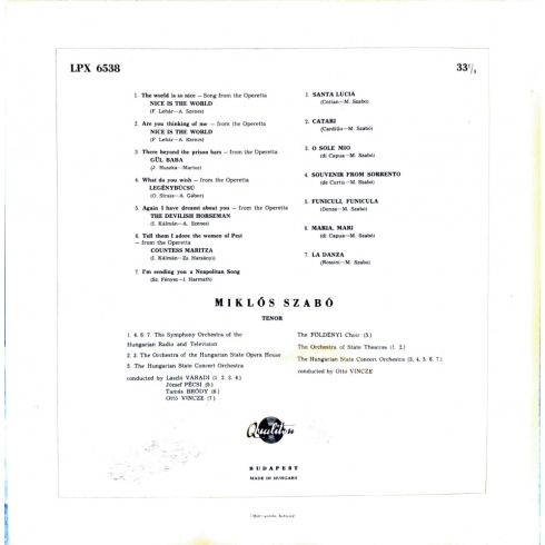 Miklót Szabó tenor