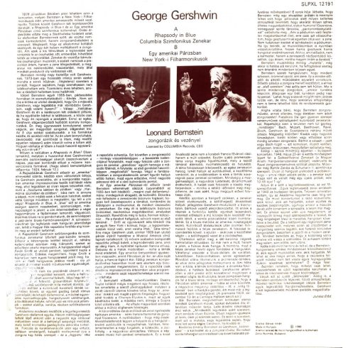 George Gershwin Blue in Rhapsody