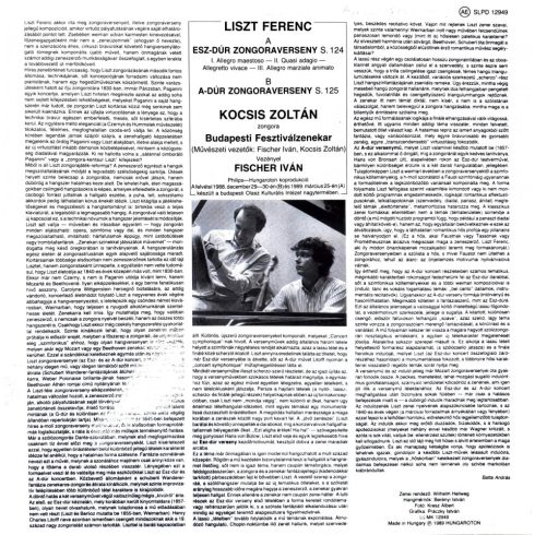 Liszt Ferenc Esz dúr zongoraverseny