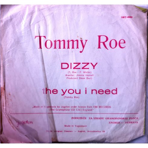 TommV roe - Dizzy the you i need