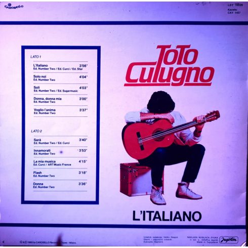 Toto Culugno - L'italiano