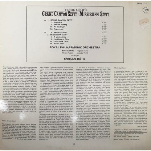 Ferde Grofé - Grand Canyon Szvit, Mississippi Szvit