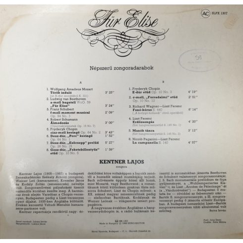 Für Elise Kentner Lajos